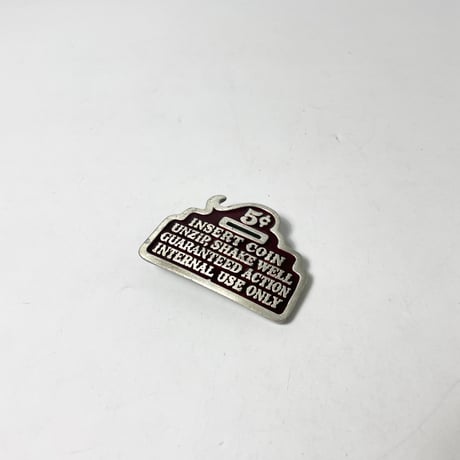 VINTAGE 70'S INSERT COIN 5 CENT BUCKLE