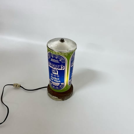 VINTAGE 50-60'S SEAGRAM'S GIN TABLE LAMP