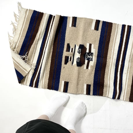USED INDIAN NATIVE WOOL RUG