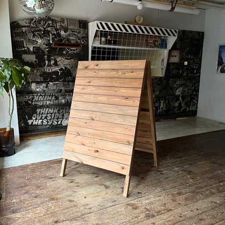 NEW HANDMADE WOODEN STAND SIGNBOARD