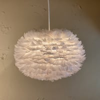 FEATHER SHADE PENDANT LAMP