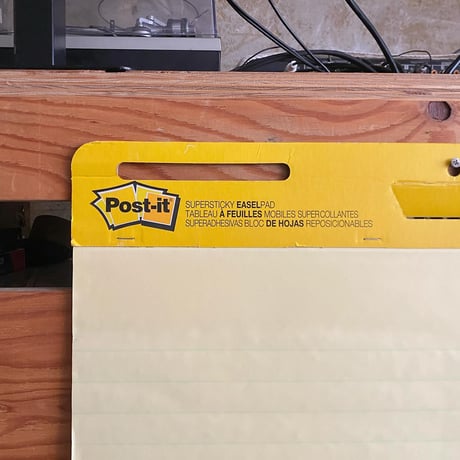 USED “POST-IT / EASEL PAT”
