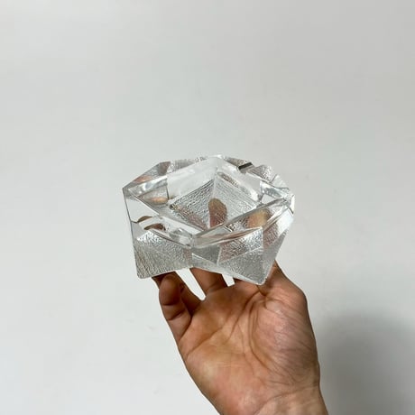 USED GLASS ASH TRAY