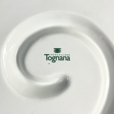 USED "TOGNANA" CERAMIC SWIRL PLATE