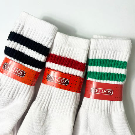 NEW "CREDOS" 3PACK CREW SOCKS