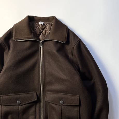 COMFORTABLE REASON "Melton Bomber Jacket"