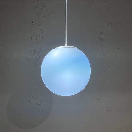 JAPAN USED PLASTICS GLOBE PENDANT LAMP