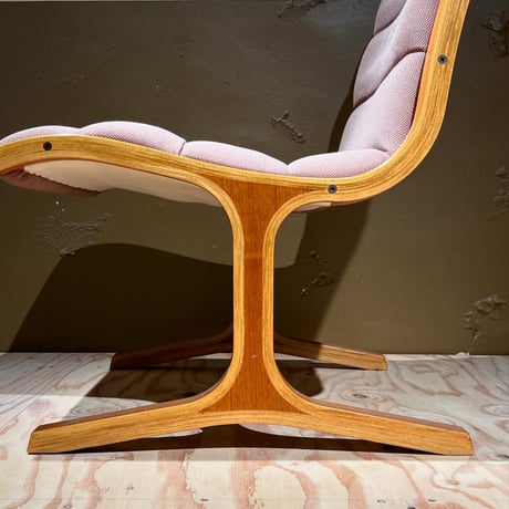 JAPAN USED "TENDO" WOODEN LOUNGE CHAIR