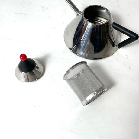JAPAN USED STAINLESS TEA POT