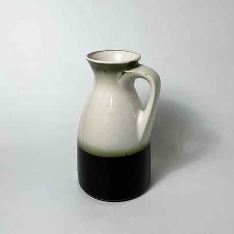 VINTAGE “FAT LAVA” CERAMIC FLOWER VASE