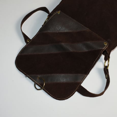 USED SUEDE SHOULDER BAG