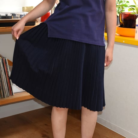 USED 70’S WOOL PLEATED SKIRT