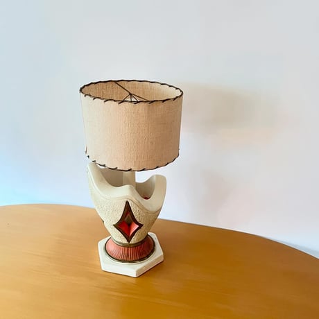 VINTAGE 60'S CERAMIC VASE TABLE LAMP