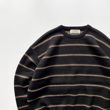 COMFORTABLE REASON  “Pinstripe Rasta Sweater”