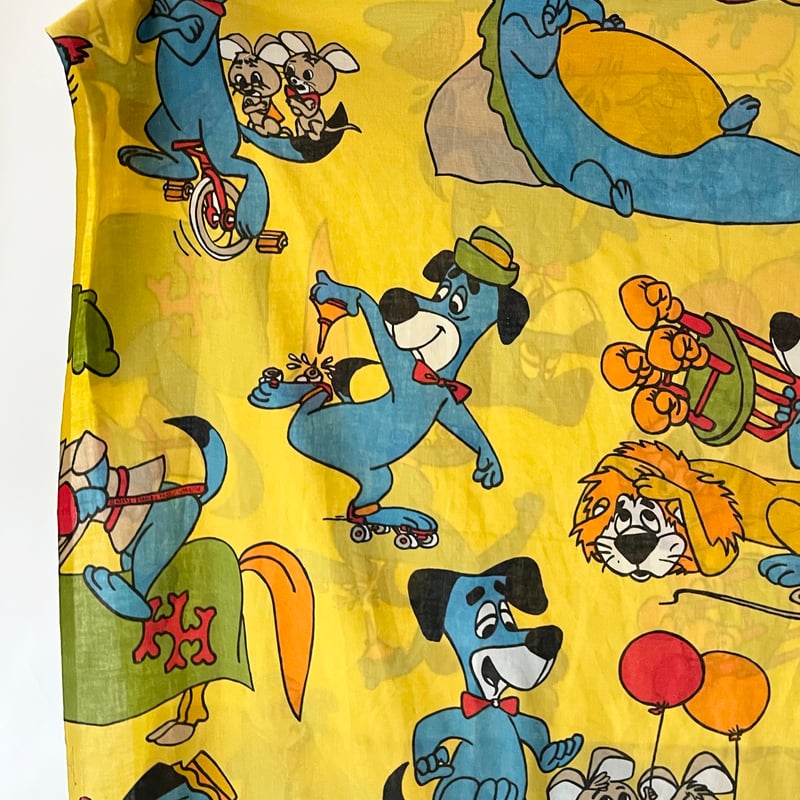 ハックルベリー　ビンテージシーツ　ベットカバー VINTAGE 70'S “HUCKLEBERRY HOUND” BED SHEET | Co