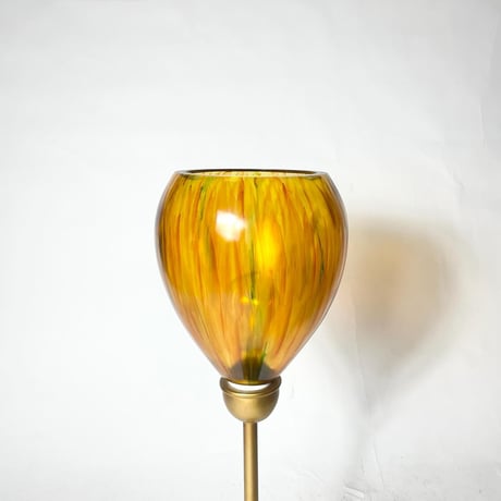USED AMBER COLOR FLOOR LAMP