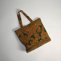 VINTAGE "MARK CROSS" QUILT TOTE BAG