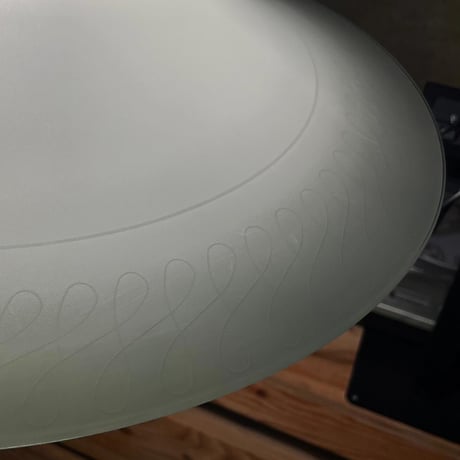 USED GLASS SHADE PENDANT LAMP