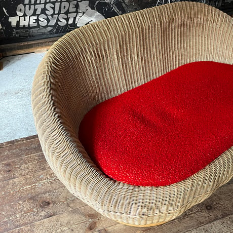 USED RATTAN 2P SOFA