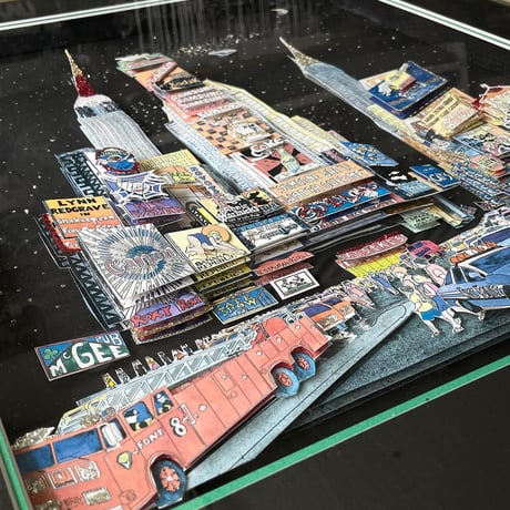USED "STEVE MCGEE / NIGHTS ON BRODEWAY" 3D SILK SCREEN ART
