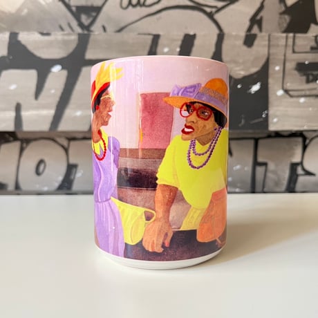 USED "GABA / THE GOLDEN AGE OF BLACK ART" CERAMIC MUG