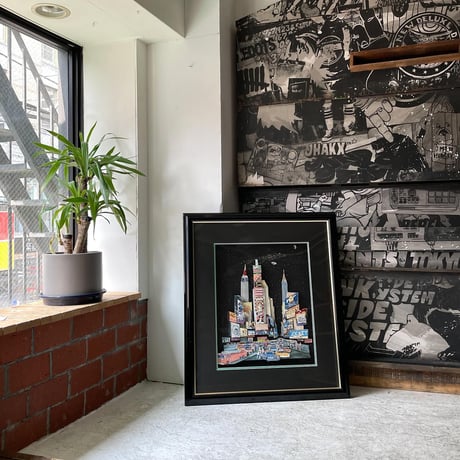 USED "STEVE MCGEE / NIGHTS ON BRODEWAY" 3D SILK SCREEN ART