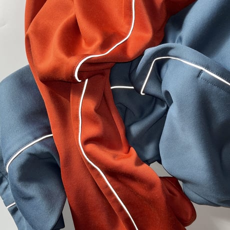 COMFORTABLE REASON "Brushed Back Track Pants"