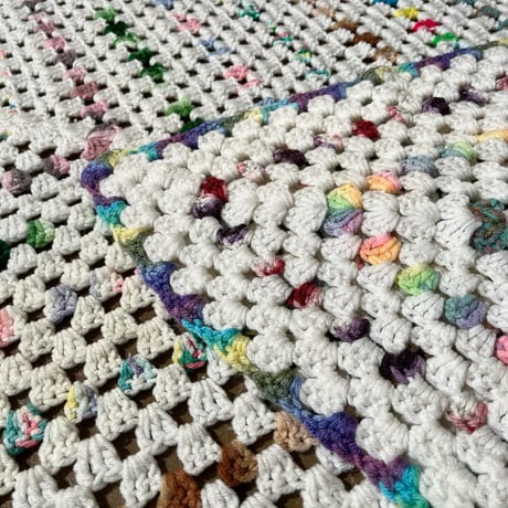 USED HANDMADE BLANKET