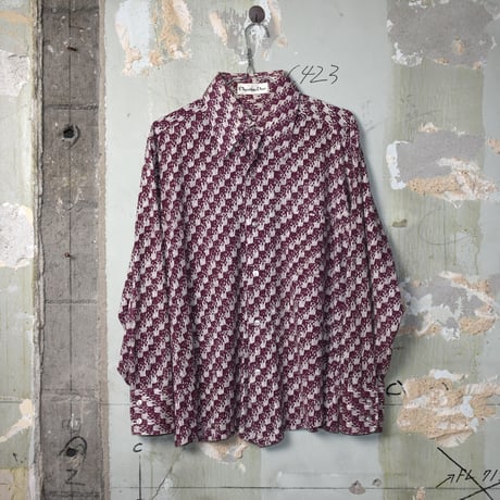 USED "CHRISTIAN DIOR" PATTERN SHIRT