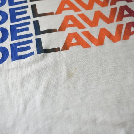 USED 70-80'S "DELAWARE" S/S TEE