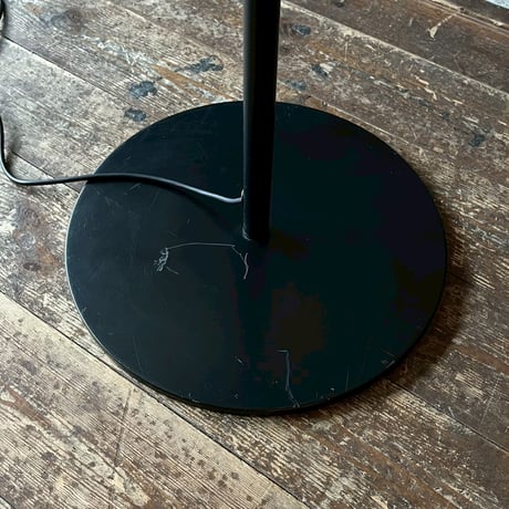 USED “OLD IKEA” METAL & PLASTIC SHADE FLOOR LAMP
