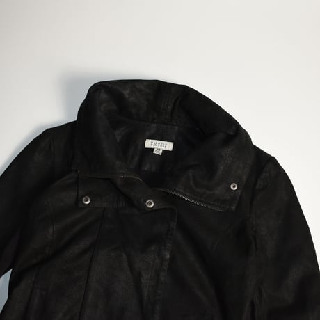 USED "BARNEYS NEWYORK" CONVERSION SHEEP SKIN LEATHER JACKET
