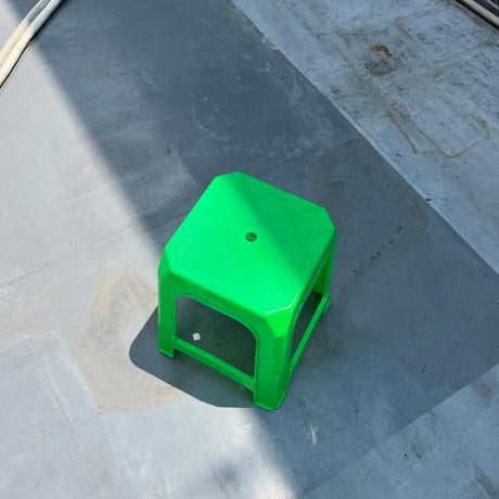 USED "SAHACHAI" PLASTICS STOOL