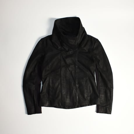 USED "BARNEYS NEWYORK" CONVERSION SHEEP SKIN LEATHER JACKET