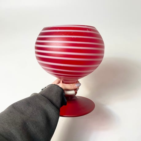 USED GLASS FLOWER VASE