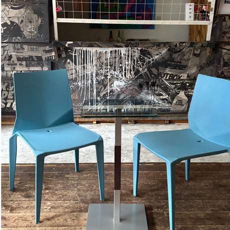 JAPAN USED  PLASTIC STACKING CHAIR
