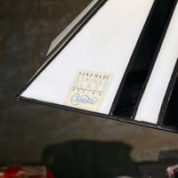 USED HANDMADE STAINED GLASS SHADE PENDANT LAMP