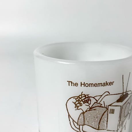 VINTAGE 70'S "THE HOMEMAKER BY JEANNETTE CORPORATION" MUG
