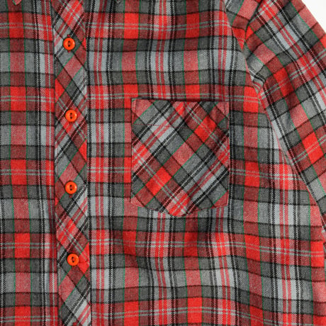 USED "LADIES WEAR" PLAID L/S SHIRT