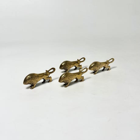 USED BRASS LION FIGURE