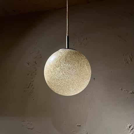 JAPAN USED PLASTIC SHADE PENDANT LAMP