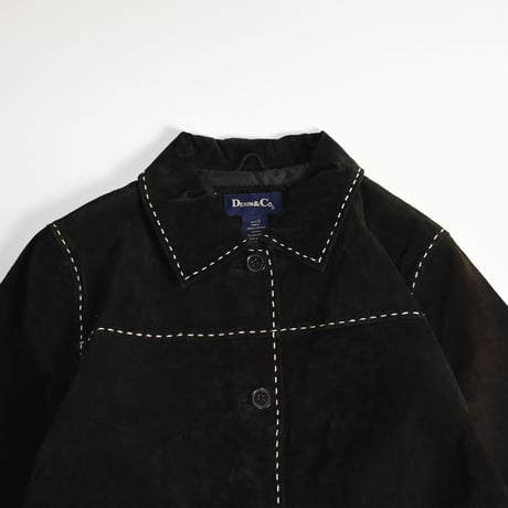 USED "DENIM & CO" LEATHER JACKET