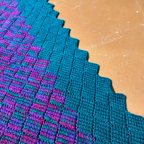 USED HANDMADE BLANKET