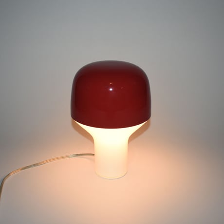 USED "TEO" GLASS & IRON TABLE LAMP