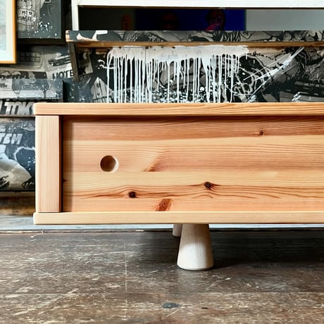 USED WOODEN TV BOARD