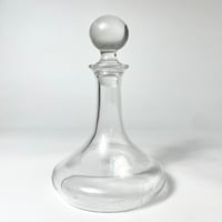 USED GLASS DECANTER