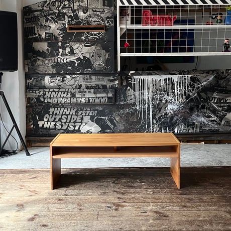 USED WOODEN LOW TABLE