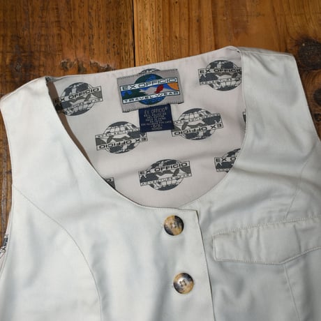 USED "EX OFFICIO" POLYESTER COTTON NOSLEEVE CASUAL DRESS