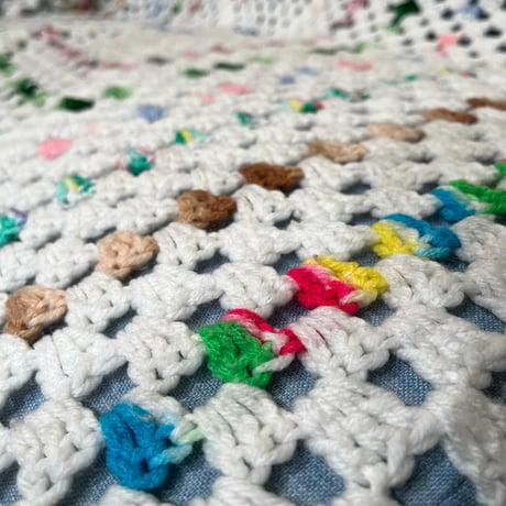 USED HANDMADE BLANKET
