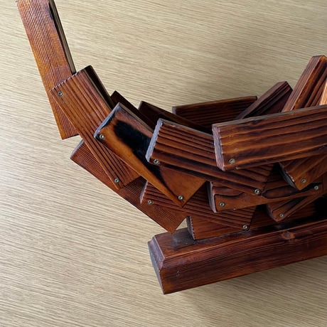 USED WOODEN BASKET